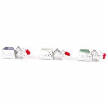 CAJA VELA PEQUEÑA CON BORLÓN - COLORES SURTIDOS