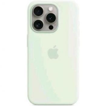 Funda de silicona con MagSafe para iPhone 15 Pro, Menta suave