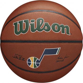 Wilson NBA Team Composite Basketball - Utah Jazz, Size 7, Unisex, Brown