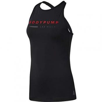 Reebok LM BDYPUMP Support Tank Camiseta De Tirantes, Mujer, Negro, 2XS
