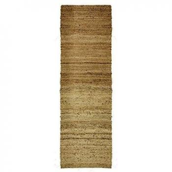 Alfombra de yute natural Uni Jarod 200 x 60 cm