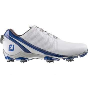 FootJoy DNA - Zapatos de golf para hombre, color blanco / azul, talla 42