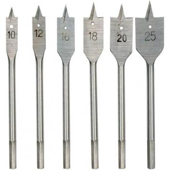 22500 - trozos de madera planas 10-25mm / 6pcs