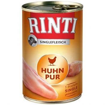 Rinti Singlefleisch 24 x 400 g - Pack económico - Pollo puro