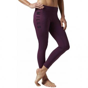 Reebok LM Pantalón Capri, Mujer, Morado