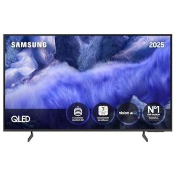 Televisor QLED 55 Samsung QE1F 4K Smart TV Vision AI con 100% Volumen de Color y más de 500 Canales TV Plus - Gris Titanio