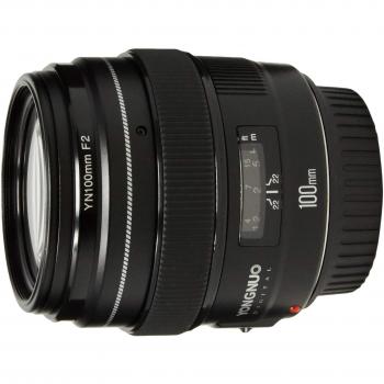 Objetivo Yongnuo YN-100mm F/2 para cámaras DSLR Canon - Auto Enfoque AF/MF