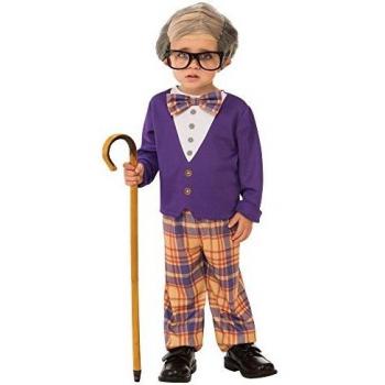 Rubies - Disfraz de pequeño hombre viejo para niño, talla 3-4 años