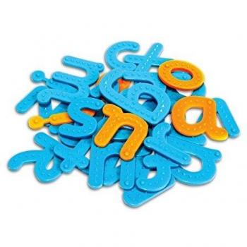Learning Resources- Set de Letras táctiles, Color