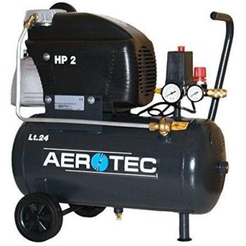 Compresor de aire AeroTEC 220-24 FC con motor de 1500 W y capacidad de 210 l/min