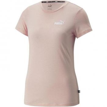 Camiseta Puma Essentials+ Embroidery Rosa Mujer