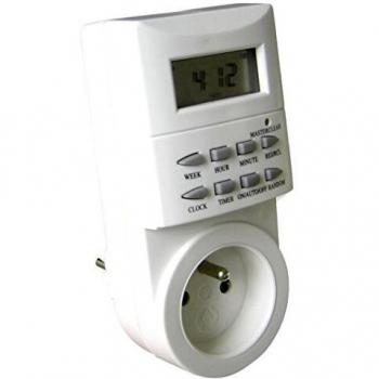 Programador Digital Semanal 3680W Blanco Zenitech