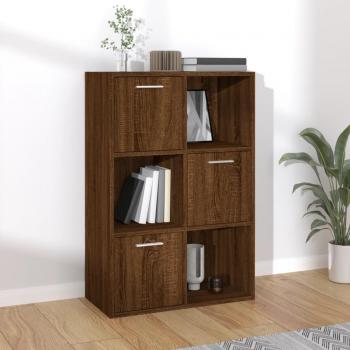 Mueble de almacenaje estantería 60x29,5x90 cm blanco, negro, roble sonoma y marrón roble para oficina, estudio, sala de estar y dormitorio