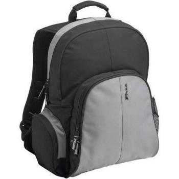 Targus TSB023EU Essential Backpack for 15.4-inch to 16-inch Notebook, Black/Grey, Nylon