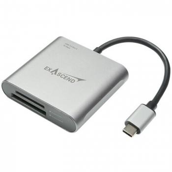 Lector de Tarjetas Exascend CFexpress Type A y SD USB-C 3.2 Gen 2, 10Gb/s
