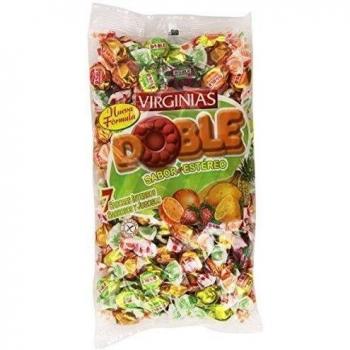 Virginias - Doble - Surtido de caramelos de dos piezas con sabor de frutas - 930 g