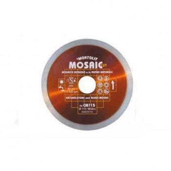 Disco de diamante para mosaico y cerámica fina Montolit D. 125 mm características: diámetro de 125 mm, diseñado para cortes precisos en mosaicos y cerámica delicada, alta durabilidad, ideal para trabajos profesionales y