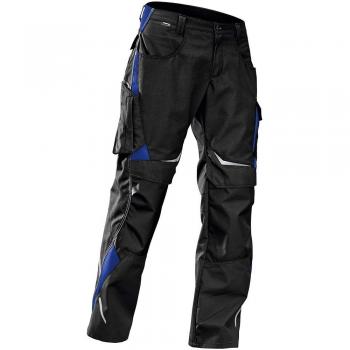 Pantalón de trabajo alto Kübler Pulsschlag negro/azul, talla 60