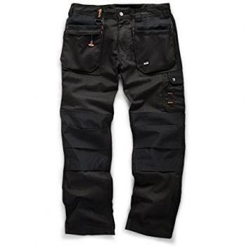Scruffs Worker Plus Trouser Leg, Black, 36R