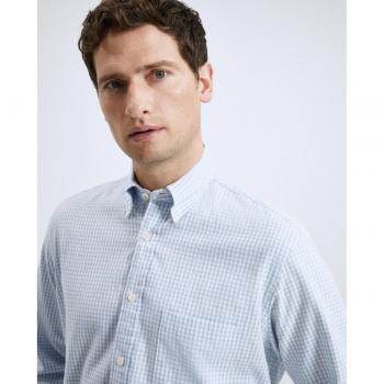 Camisa sport cuadros vichy de invierno Classic Fit para hombre Emidio Tucci