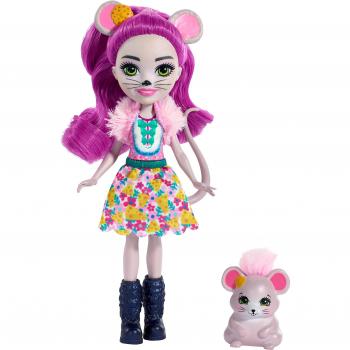 Muñeca Mini Mayla Ratón 15 cm con Fondue y Figurita Animal