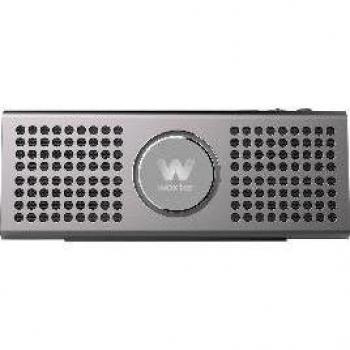 Woxter Big Bass BT-20 Black- Altavoz portátil Bluetooth Ultracompacto de Aluminio, 10W