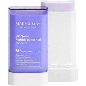 Mary&May Vegan Peptide Bakuchiol Sun Stick 50+ PA++++ 18g