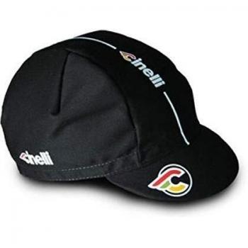 Cinelli Cap Super Corsa Nero Negro para Bicicleta Fixie Tapa Gorro, 39 – 43 – 7015