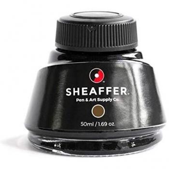 Sheaffer Skrip De 2 Oz - Frasco de tinta para pluma estilográfica, color marrón