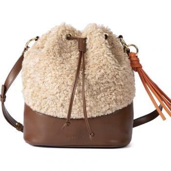 Bolso de hombro estilo boho Gioseppo color gris