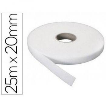 Cinta de velcro adhesivo sumo didactic suave rollo 25 mx20 mm