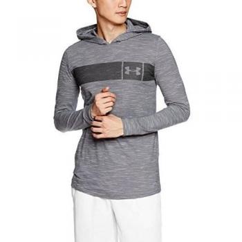 Under Armour Sportstyle Core Hoodie Sudadera, Hombre, Gris