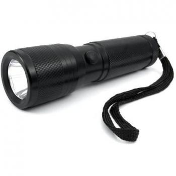 Pansan 4082 metal ight - 1 W LED linterna | pequeña, manejable aluminio lámpara con 1 W LED de alto rendimiento. Incluye Pilas, correa de mano y del paquete de regalo