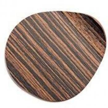 DON HIERRO - Ameba, set de 6 posavasos de madera, 12 x 11 cm.
