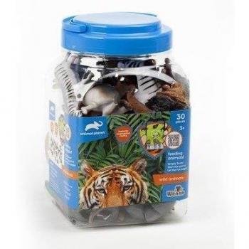 Sambro Animal Planet - Set Figuras Animales de Juguete, Incluye 30 Piezas de Animales Salvajes realistas, Divertido y Educativo, para niños 3 años +