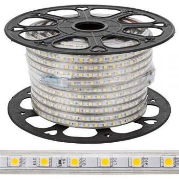 Tira de LED SMD5050 60 LEDs/M 500W 42.000Lm 4200ºK 220VAC IP65 x50M 40.000H [GR220/60/50M]