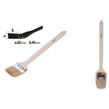 Pincel Angular Plano para Pintura de Radiadores 63mm Cerdas 44mm