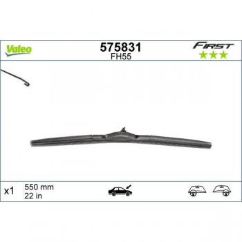 Limpiaparabrisas VALEO 575831 First Hybrid 550mm para LEXUS IS, RX III y HYUNDAI i10 II