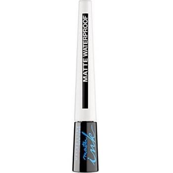 Maybelline New York Master Ink, Eyeliner Líquido Matte Waterproof, Tono Negro Mate