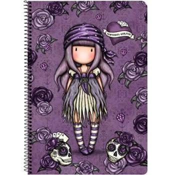 SANTORO Cuaderno 80 Hojas de Gorjuss Sea Nixie, Tapas Duras, 215x310mm