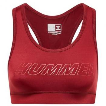 Hummel Te Tola Women's Sports Bra - Cabernet, Size XS
