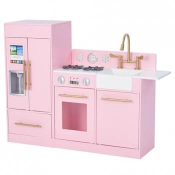 Teamson Kids Little Chef Charlotte Play Kitchen Set - Pink