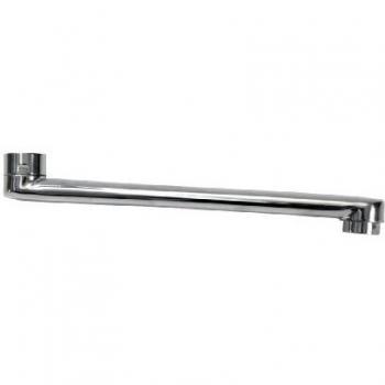 Canna de Lavabo de Pared Cromada 35 cm - Accesorio para Grifería de Baño y Cocina