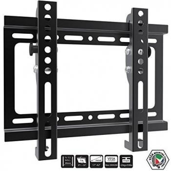 Ultra Slim inclinación TV Soporte de pared para 17-42inch LCD LED 3d televisión de plasma Monitor Totalmente Compatible con VESA para hasta 200x 200mm