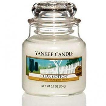 Yankee Candle Small 'Clean Cotton' Scented Jar Candle