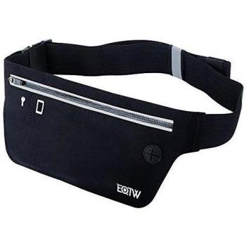 Riñonera,EOTW Cinturón deportivo Ultra-delgado y ligero,elástico & ajustable, Compatible con iPhone 6s/6 plus/5s/SE, Samsung Galaxy S6/edge, pegado al cuerpo para correr,viaje,senderismo,golf, acampada,ciclismo
