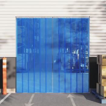Cortina de puerta de PVC azul 300 mm x 2,6 mm 10 m