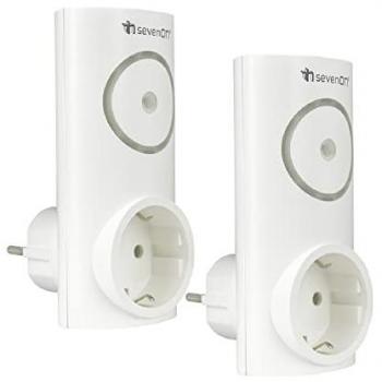 Pack 2 Enchufes Inteligentes WiFi con Control Remoto para Aire Acondicionado y Dispositivos Smart, Compatibles con Google Home y Apple HomeKit