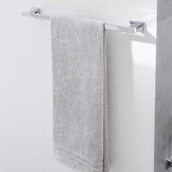 Toallero Meo Plata Kleine Wolke, plateado, diseño moderno, material resistente, fácil instalación, ideal para baño