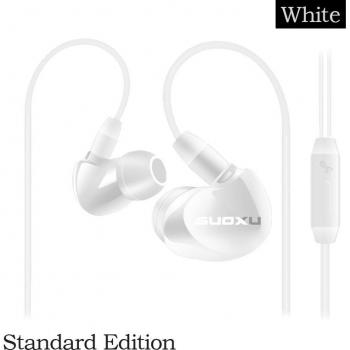 Auriculares Intrauditivos con Cable de 3,5mm para Deportes, Micrófono Dtereo y Ajuste de Volumen para Música y Llamadas